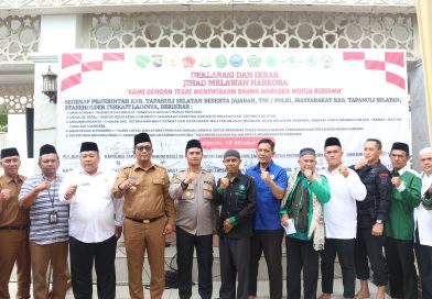 Plt. Bupati Tapsel Sambut Baik Jihad Melawan Narkoba