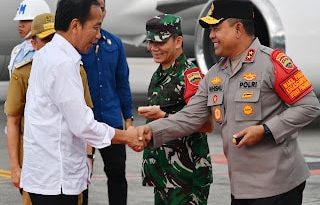 Kapolda Sumut Dampingi Presiden Jokowi di Sumut Resmikan Proyek Strategis Nasional