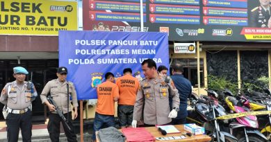 Polsek Pancur Batu Tunjukan Taringnya, Pelaku Pencurian Ditangkap, Puluhan Sepeda Motor Hasil Curian Diamankan