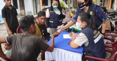 Gerakan kemanusiaan Polresta Deli Serdang Berikan Layanan Kesehatan Kepada Etnis WNA Rohingya Di Kecamatan Pantai Labu*