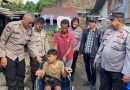 Kepedulian TerhadaBentukp Sesama, Polsek Medan Barat – Polrestabes Medan Serahkan Kursi Roda dan Beras Kepada Warga Penyandang Disabilitas