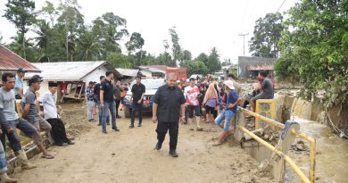 Langkah Cepat Bupati Tapsel, Jalan Lintas Yang Terdampak Banjir Dapat Di Akses Kembali