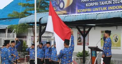 Peringati HUT Korpri ke-53, Rutan Kelas I Medan Gelar Upacara Bendera   Medan, 