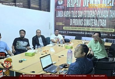 KPU Sumut Gelar Rapat Dewan Juri Lomba Fotografi Pilkada