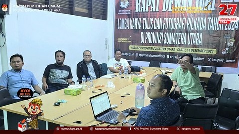 KPU Sumut Gelar Rapat Dewan Juri Lomba Fotografi Pilkada