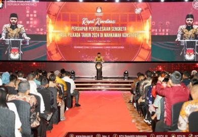 KPU Medan Membuka Rapat Koordinasi Persiapan Penyelesaian Sengketa hasil Pilkada Tahun 2024.