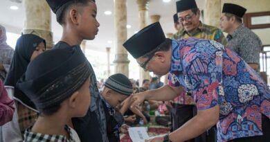 PTPN IV Regional 1 Peringati Isra’ Mi’raj Nabi Muhammad SAW tahun 2025 Sekaligus Sambut Kedatangan Ramadhan dengan Aksi Sosial untuk Anak Yatim