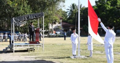 Wabup Samosir Inspektur Upacara Peringatan Hari Lahir Pancasila