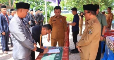 Anggota BPD Kecamatan Nainggolan Dikukuhkan, Wabup Samosir Ajak Membangun Desa