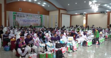 Kloter 9 Debarkasi Medan Tiba di Tanah Air, 2 Jemaah Haji Wafat