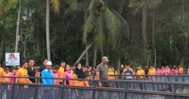 Polres Samosir Gelar Olahraga Bersama Forkopimda, Sambut Hari Bhayangkara ke-79