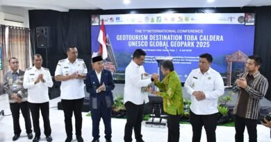 Bupati Samosir Dampingi Gubsu untuk Konferensi Pertama Destinasi Geowisata Kaldera Toba