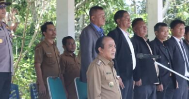 Wabup Samosir Kukuhkan Perpanjangan Masa Jabatan Anggota BPD se-Kecamatan Palipi