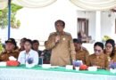 Wabup Samosir Salurkan Bantuan Pangan Beras CPP bagi Warga Kurang Mampu