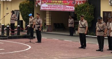 Polres Samosir Peringati Hari Juang Polri untuk Teladani Semangat Juang Pendahulu