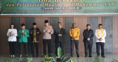 Polresta Deli Serdang Peringati Maulid Nabi 1447 H dan Gelar Doa Bersama untuk Bangsa