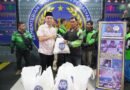 Rutan Kelas I Medan Bagikan 50 Paket Bansos kepada Pengemudi Ojek Online