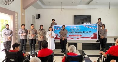 Polwan Polda Sumut Tebar Kepedulian, Salurkan 350 Paket Sembako di Tiga Lokasi
