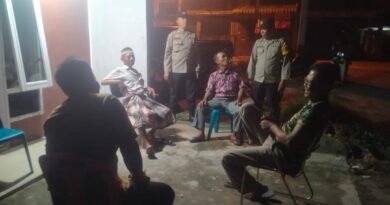 Pastikan Situasi Kamtibmas Aman Dan Kondusif, Polresta Deli Serdang Patroli dan Sambang Poskamling