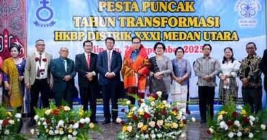Wali Kota Medan Hadiri Pesta Puncak Tahun Transformasi HKBP Distrik 31 Medan Utara
