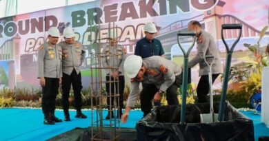 Wujudkan Lingkungan Aman dan Tertata, Kapolda Sumut Resmikan Pembangunan Pagar Depan MApolda