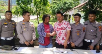 Polres Samosir Mediasi Laka Lantas Negara Asal AS dan Warga Kecamatan Simanindo Samosir