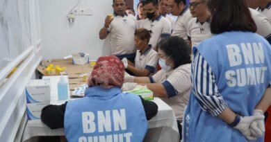 prosedur yang berlaku. Hasil tes menunjukkan bahwa seluruh pegawai dan warga binaan yang diperiksa dinyatakan negatif dari zat narkotika.