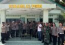 Polres Samosir Rayakan HUT TNI ke 80 di Makoramil 03 Pangururan