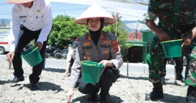 Polres Samosir Tanam Jagung Serentak Kuartal IV Dorong Ketahanan Pangan Nasional