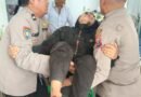 Gerak Cepat Polres Samosir Bantu Korban kecelakaan di Jalan Tolping, Simanindo.