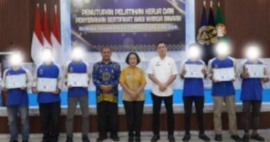 Rutan Kelas I Medan Tutup Kegiatan Pelatihan Kerja