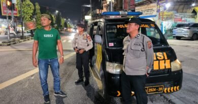 Antisipasi Kejahatan Menjelang Pergantian Tahun, Polsek Sunggal Gencar Patroli Dini Hari