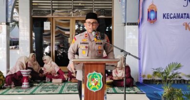 KAPOLSEK SUNGGAL HADIRI PELAKSANAAN MUSABAQAH TILAWATIL QUR’AN (MTQ) KE-59 TINGKAT KECAMATAN MEDAN SUNGGAL‎