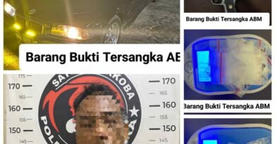 Polres Batu Bara Tangkap Pengedar Narkoba di Tanjung Gading, Sabu 16,4 Gram dan Airsoft Gun Disita