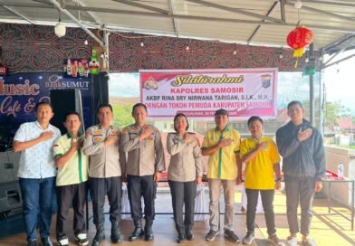 Kapolres Samosir Ajak Pemuda Jaga Kemitraan dan Tetap Patuhi Aturan