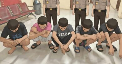Polresta Deli Serdang Lakukan Pembinaan kepada 5 anak dibawah umur yang Hendak Tawuran