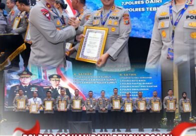 Polres Asahan Meraih Penghargaan IKPA Nilai Sempurna Dalam Rapim Polda Sumatra Utara