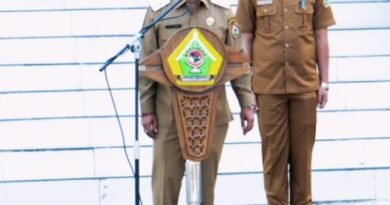 Wabup Samosir, Pimpin Apel Gabungan, Tekankan Pemahaman Visi-Misi