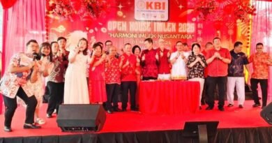 Wong Hadiri Harmoni Imlek di Jalan Bambu