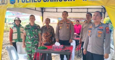 Wakapolres Samosir Pimpin Penanaman Jagung Serentak Kuartal I 2026