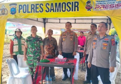 Wakapolres Samosir Pimpin Penanaman Jagung Serentak Kuartal I 2026