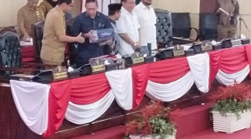 DPRD Medan Menggelar Paripurna Penyampaian LKPJ Tahun 2025 Tentang Rencana Pembangunan Jangka Menengah