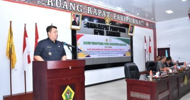 Bupati Samosir Sampaikan Nota Pengantar 4 Ranperda di Rapat Paripurna DPRD