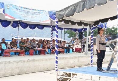 Polres Samosir Gelar Apel Pasukan Operasi Ketupat Toba 2026