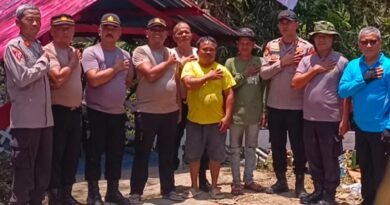 Dukung Akses Warga, Polresta Deli Serdang Laksanakan Renovasi Jembatan Presisi Merah Putih Kuala Sabah