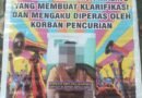 Terlapornya Orang Tua Maling, Polsek Pancur Batu Diduga Berencana Peram Laporan Kasus Dugaan Fitnah 250 Juta ?