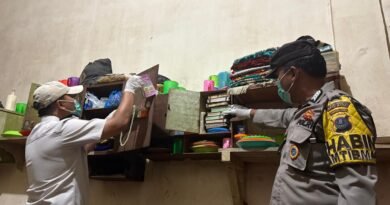 Polsek Labuhan Ruku gelar razia bersama di Lapas Kelas II A Labuhan Ruku