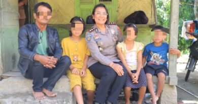 Kapolres Samosir Jadi Orangtua Asuh Anak Korban Penganiayaan