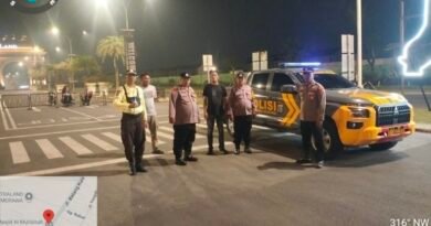 Polresta Deli Serdang Gelar Patroli Blue Light, Wujudkan Rasa Aman Bagi Masyarakat