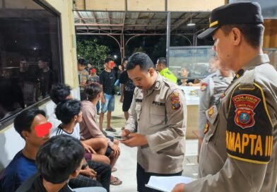 Polres Tapteng Redam Potensi Tawuran Remaja di Rusunawa Pandan, Sebilah Parang Disita